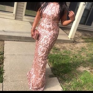 Sequin Prom Evening Dress